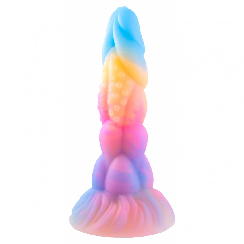 NMC Monster 20,3 cm — Dildo Silicon Fosforescent Multicolor