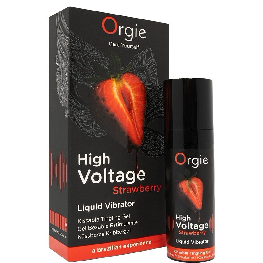 Orgie High Voltage Strawberry - Gel Stimulare 15 ml