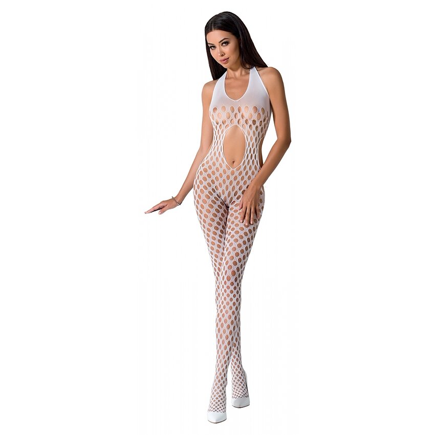 Catsuit Passion BS065 Alb S-L