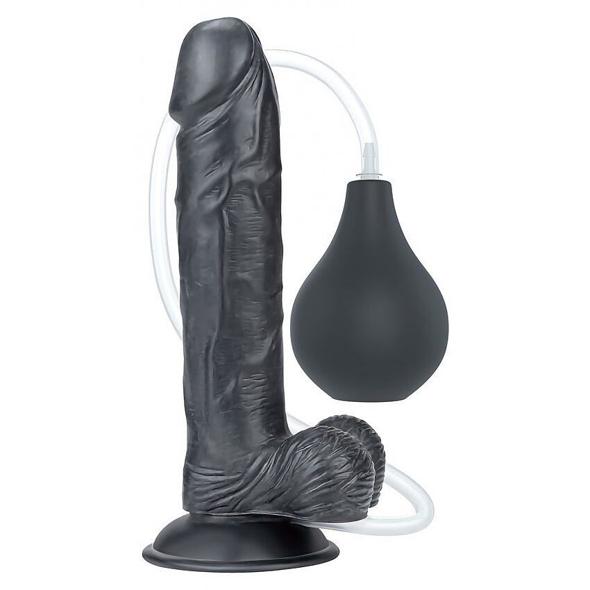 Dildo 23cm Cu Ejaculare Extremă Negru