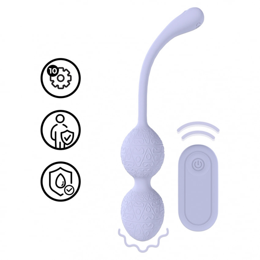 Loveline Kegel Vibrant — 10 Funcții, Reîncărcabil, Discret Mov