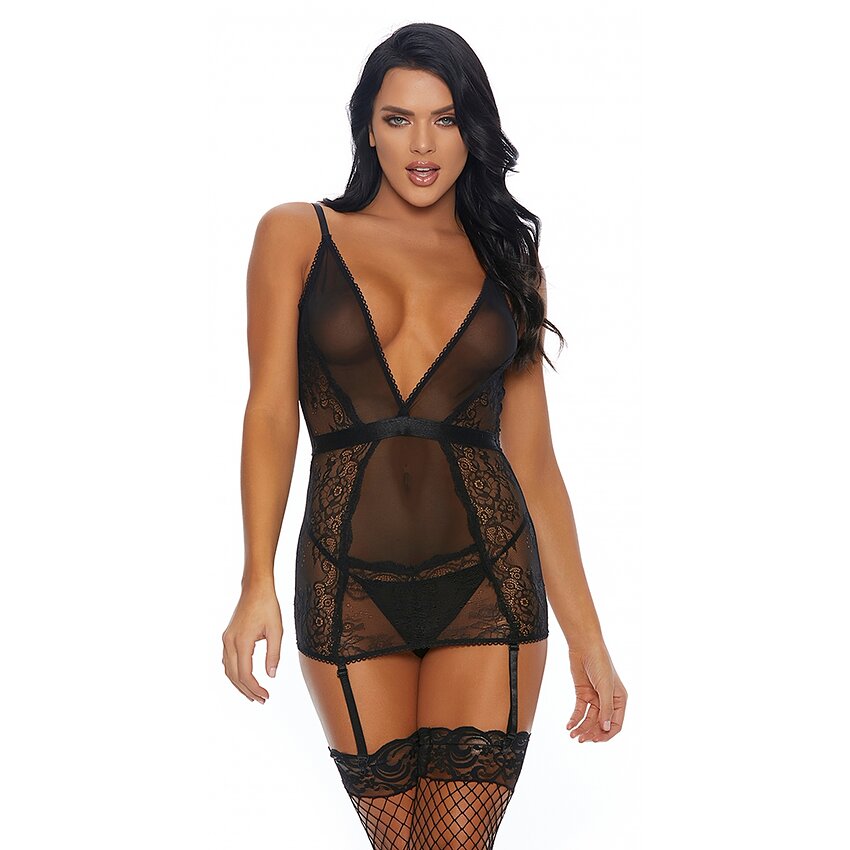 Chemise Forplay Kamari Negru XL