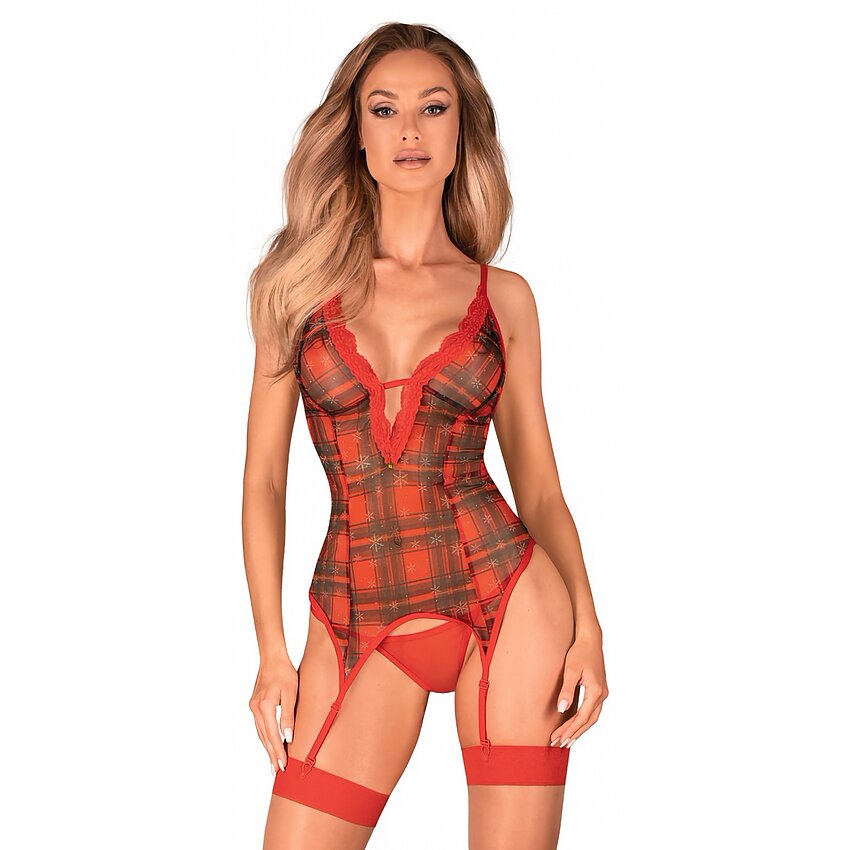 Corset Obsessive Jollymore Roșu M-L