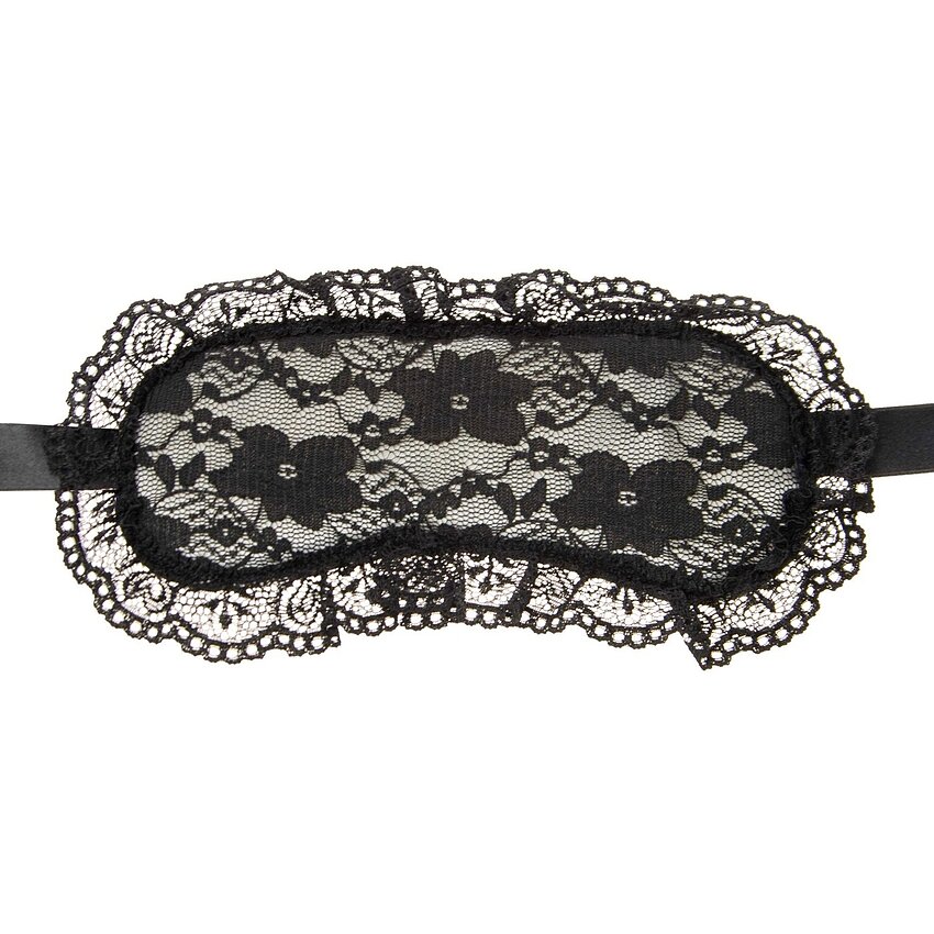 Mască Din Dantelă Leg Avenue Negru