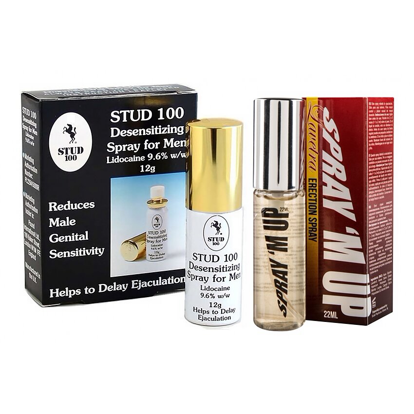 Pachet Spray Stud 100 Original + Spray Erecție Spray M-Up 22ml