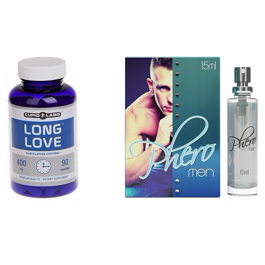 Pachet Parfum Feromoni Pheromen Și Pastile Ejaculare Precoce Long Love