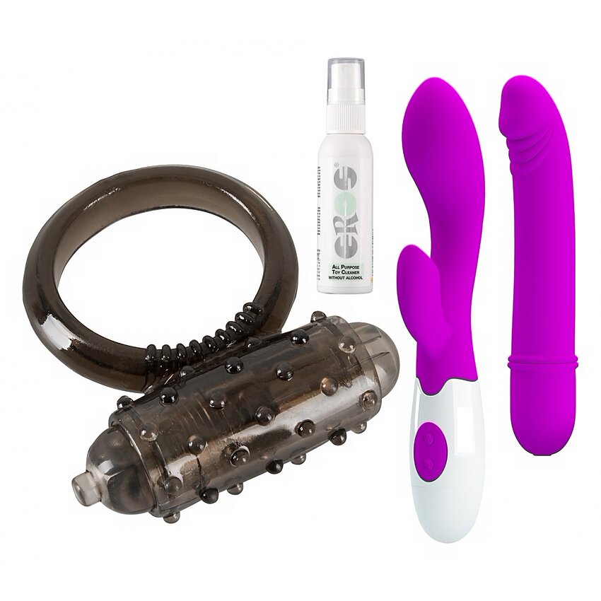 Set Explozie de Plăcere: Erecție, Vibrații, Igienă