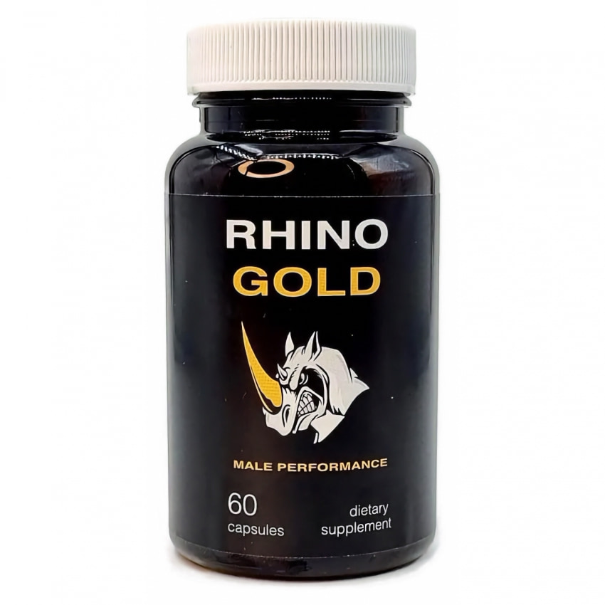 Pastile Rhino Gold Pentru Mărirea Penisului 60capsule