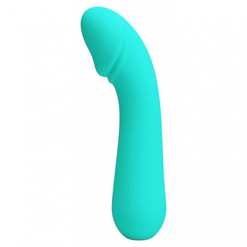 Pretty Love Cetus – Vibrator Punctul G 15 cm, 12 Moduri Albastru