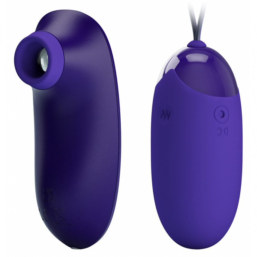 Pretty Love Orthus — Ou Vibrator 12 Funcții, Reîncărcabil Violet