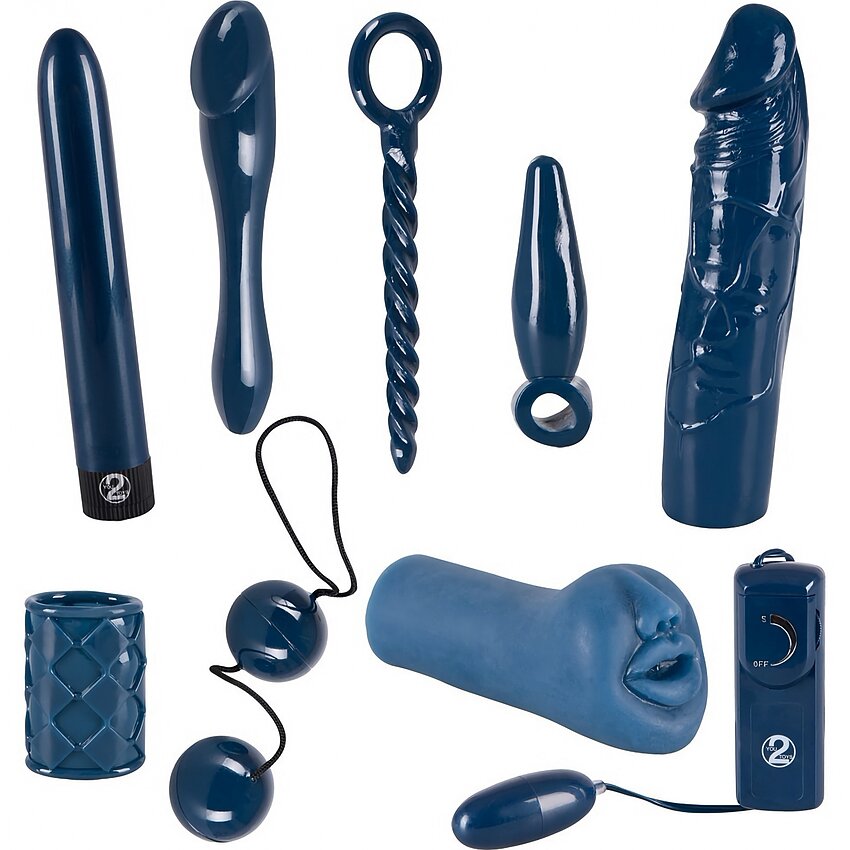 Set Jucării Sexuale Midnight Albastru
