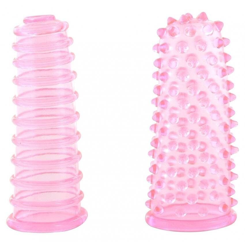 Set Manșon Deget Soft And Bumpy Roz