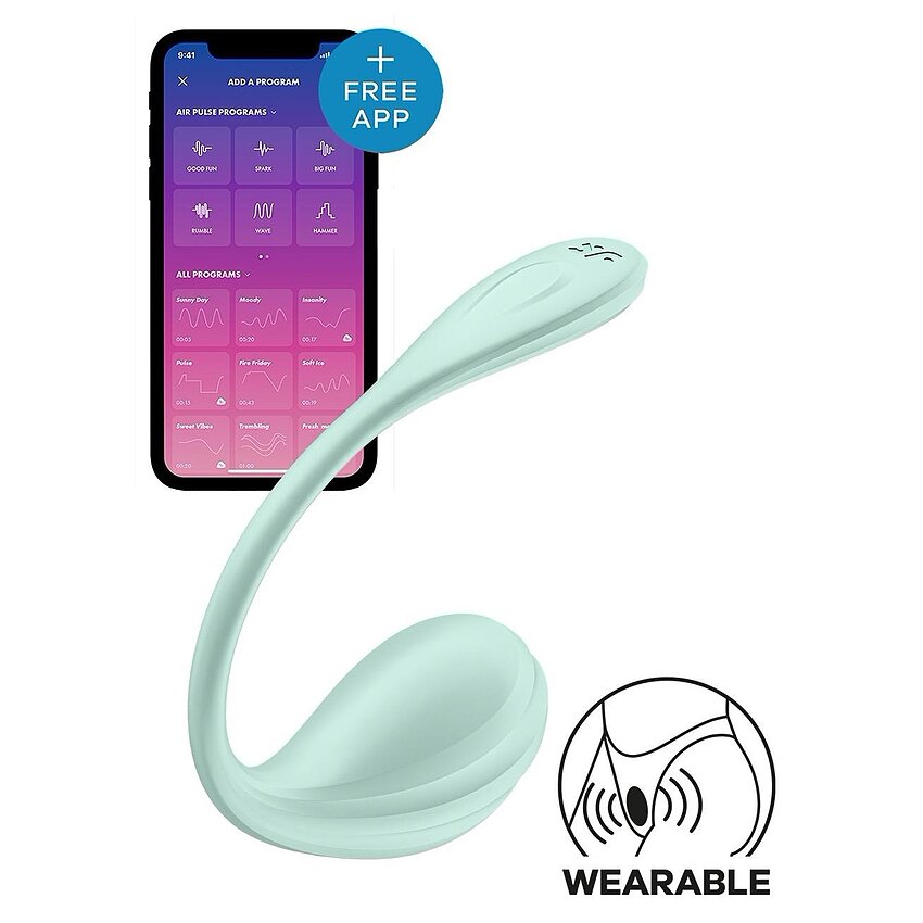 Satisfyer Smooth Petal Connect 12 Moduri App Control Verde