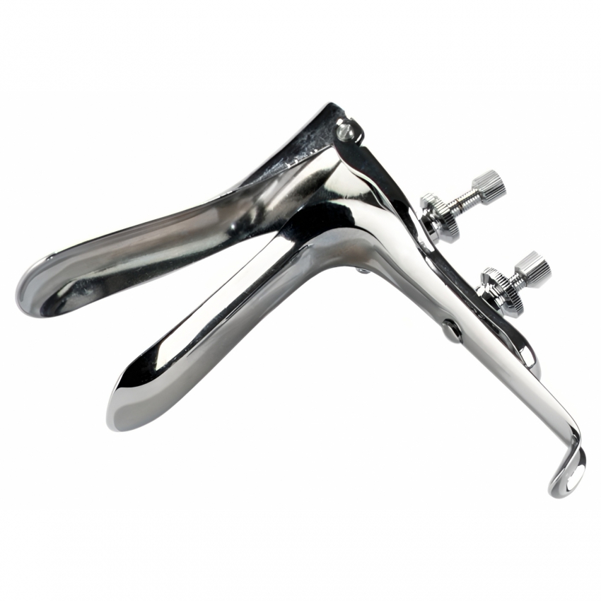 Speculum Ginecologic Din Inox Ajustabil 8,8 cm Argintiu